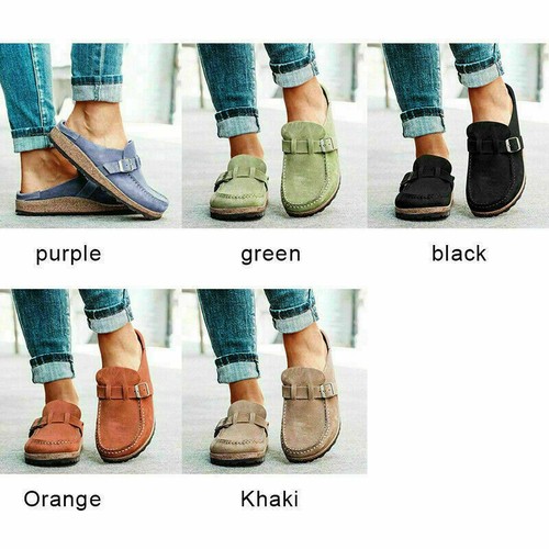 casual comfy clogs suede